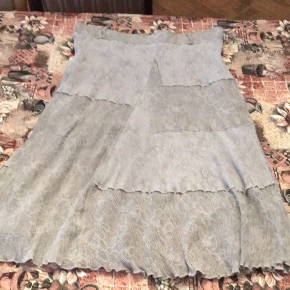 European suit skirt L/XL, stylish versatile elegant expensive textured viscose - Picture 1 of 8